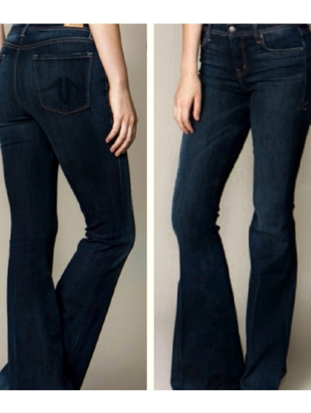 Level 99 Flare Raw Hem High Waisted Jeans